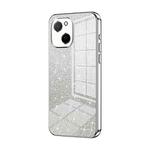 For Huawei Maimang A20 Gradient Glitter Powder Electroplated Phone Case(Silver)