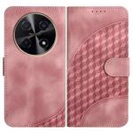 For Huawei nova 12i Elephant Head Embossed Phone Leather Case with Lanyard(Pink)