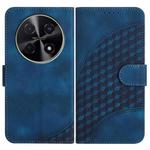 For Huawei nova 12i Elephant Head Embossed Phone Leather Case with Lanyard(Royal Blue)