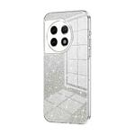For OnePlus 11 Gradient Glitter Powder Electroplated Phone Case(Transparent)
