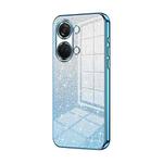 For OnePlus Ace 2V / Nord 3 Gradient Glitter Powder Electroplated Phone Case(Blue)