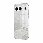 For OnePlus Nord 4 Gradient Glitter Powder Electroplated Phone Case(Transparent)