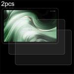 For Oscal Pad 100 12 2pcs 9H 0.3mm Explosion-proof Tempered Glass Film