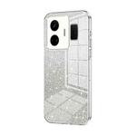 For Realme GT Neo 5 / GT3 Gradient Glitter Powder Electroplated Phone Case(Transparent)