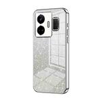 For Realme GT Neo 5 / GT3 Gradient Glitter Powder Electroplated Phone Case(Silver)