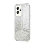 For Realme GT2 Pro Gradient Glitter Powder Electroplated Phone Case(Transparent)