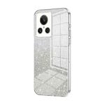 For Realme GT2 Explorer Master Gradient Glitter Powder Electroplated Phone Case(Transparent)