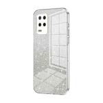 For Realme V13 5G / Q3i 5G Gradient Glitter Powder Electroplated Phone Case(Transparent)