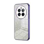 For Realme 12 Pro Gradient Glitter Powder Electroplated Phone Case(Purple)