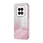 For Realme V60 Gradient Glitter Powder Electroplated Phone Case(Pink)