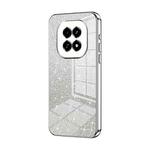 For Realme V60 Gradient Glitter Powder Electroplated Phone Case(Silver)