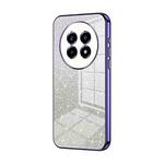 For Realme 13 Pro Gradient Glitter Powder Electroplated Phone Case(Purple)