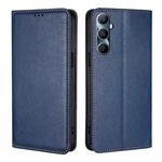 For Realme C65 4G Gloss Oil Solid Color Magnetic Leather Phone Case(Blue)