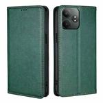 For Realme GT Neo6 SE Gloss Oil Solid Color Magnetic Leather Phone Case(Green)