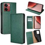 For Realme P3 Ultra 5G Gloss Oil Solid Color Magnetic Leather Phone Case(Green)