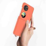 For Huawei P60 Pocket Skin Feel Nano Coating 360 Shockproof PC Phone Protective Case(Orange)