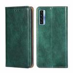 For TCL 20s / 20 5G / 20L / 20L+ Gloss Oil Solid Color Magnetic Leather Phone Case(Green)