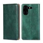 For Tecno Pova 5 Pro Gloss Oil Solid Color Magnetic Leather Phone Case(Green)