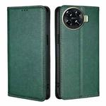 For Tecno Spark 20 Pro+ 4G Gloss Oil Solid Color Magnetic Leather Phone Case(Green)
