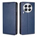 For Tecno Camon 30 Premier 5G Gloss Oil Solid Color Magnetic Leather Phone Case(Blue)