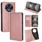 For Tecno Spark 30 4G Gloss Oil Solid Color Magnetic Leather Phone Case(Rose Gold)