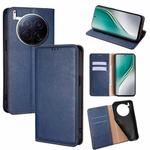 For Tecno Camon 40 Premier 5G Gloss Oil Solid Color Magnetic Leather Phone Case(Blue)