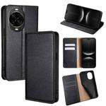 For Huawei nova 14 Pro 5G Gloss Oil Solid Color Magnetic Leather Phone Case(Black)