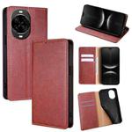 For Huawei nova 14 Pro 5G Gloss Oil Solid Color Magnetic Leather Phone Case(Brown)