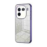 For vivo iQOO 12 Gradient Glitter Powder Electroplated Phone Case(Purple)