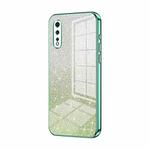 For vivo iQOO Neo Gradient Glitter Powder Electroplated Phone Case(Green)