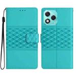 For Honor 400 Lite Global Diamond Embossed Skin Feel Leather Phone Case(Blue)