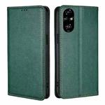 For Honor 200 Pro 5G Gloss Oil Solid Color Magnetic Leather Phone Case(Green)