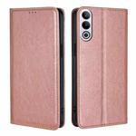 For OnePlus Ace 3V 5G Gloss Oil Solid Color Magnetic Leather Phone Case(Rose Gold)