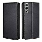For OnePlus Nord CE4 Gloss Oil Solid Color Magnetic Leather Phone Case(Black)