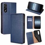 For OnePlus Ace 5 Ultra / Nord 5 Gloss Oil Solid Color Magnetic Leather Phone Case(Blue)