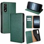 For OnePlus Ace 5 Ultra / Nord 5 Gloss Oil Solid Color Magnetic Leather Phone Case(Green)