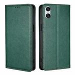 For Sony Xperia 10 VI Gloss Oil Solid Color Magnetic Leather Phone Case(Green)