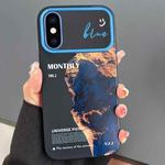 For iPhone XS Max Scenery Pattern Large Window TPU Phone Case(Snow Mountain Sunrise)