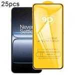 For OnePlus Nord 5 25pcs 9D Full Glue Screen Tempered Glass Film