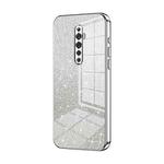 For OPPO Reno2 Z / Reno2 F Gradient Glitter Powder Electroplated Phone Case(Silver)