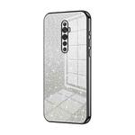 For OPPO Reno2 Z / Reno2 F Gradient Glitter Powder Electroplated Phone Case(Black)