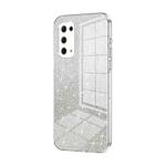 For OPPO Reno5 4G/5G / Reno5 K Gradient Glitter Powder Electroplated Phone Case(Transparent)