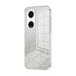 For OPPO Reno8 T 5G Gradient Glitter Powder Electroplated Phone Case(Transparent)
