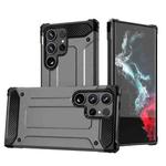 For Samsung Galaxy S24 Ultra 5G Magic Armor TPU Hybrid PC Phone Case(Grey)