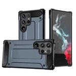 For Samsung Galaxy S25 Ultra 5G Magic Armor TPU Hybrid PC Phone Case(Navy Blue)