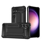 For Samsung Galaxy S25+ 5G Magic Armor TPU Hybrid PC Phone Case(Black)