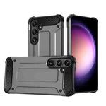 For Samsung Galaxy S25+ 5G Magic Armor TPU Hybrid PC Phone Case(Grey)