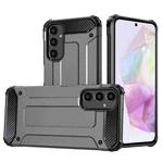For Samsung Galaxy S24 FE 5G Magic Armor TPU Hybrid PC Phone Case(Grey)