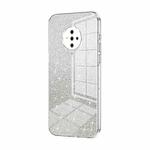 For vivo S6 Gradient Glitter Powder Electroplated Phone Case(Transparent)