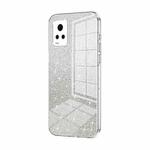 For vivo S7 / V20 Pro Gradient Glitter Powder Electroplated Phone Case(Transparent)